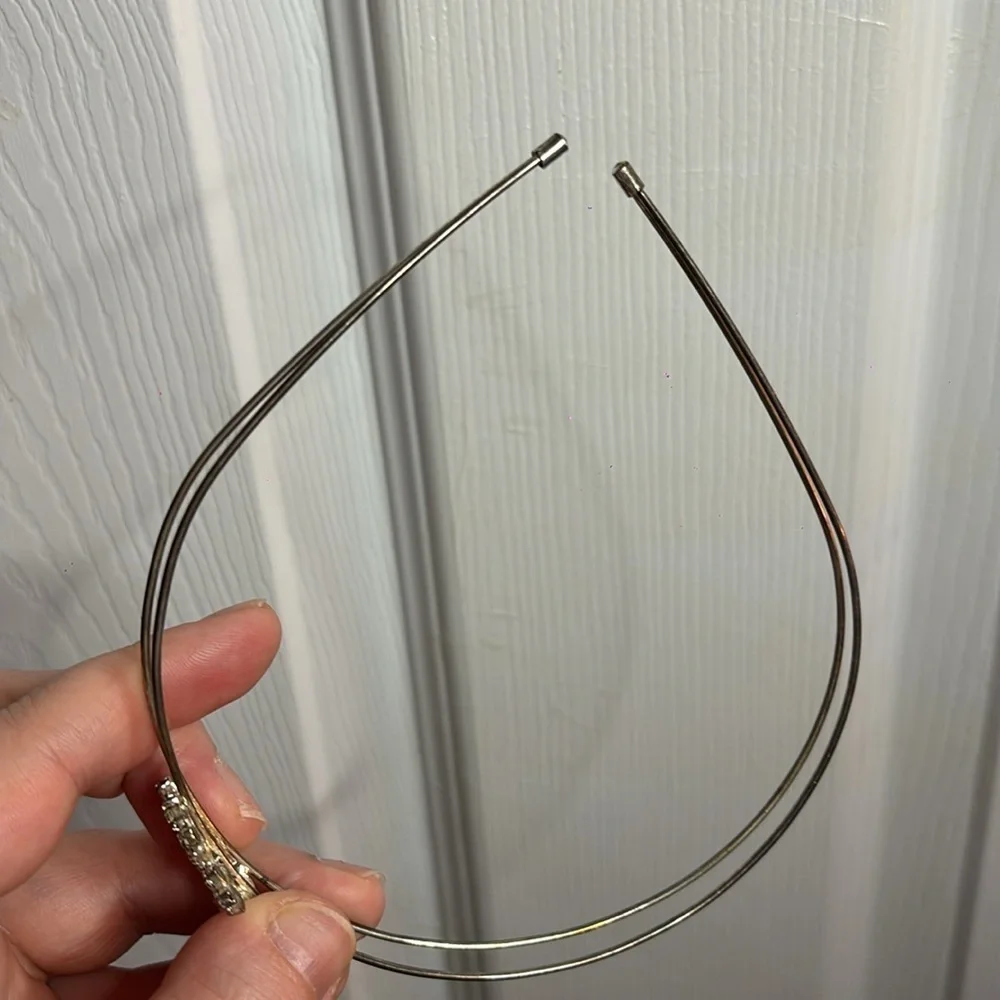Silver Crown Headband